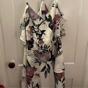 City Chic white floral summer dress